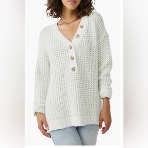 Free People Whistle Thermal Henley Top